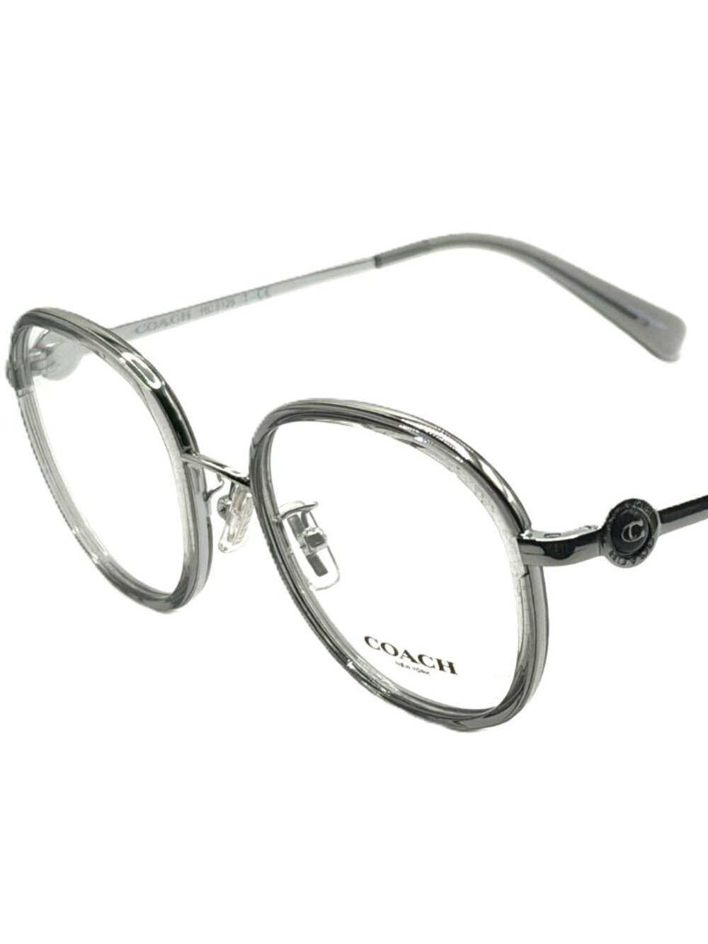 NEW COACH HC 5129 5648 Shiny Silver Women Eyeglasses 51mm 20 140